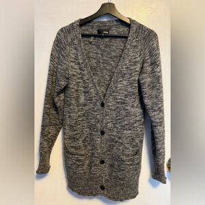 Aritzia Wilfred Free Heathered Grey Long Cardigan